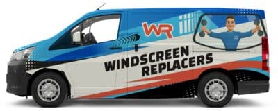 Image describes truck windscreen replacement and windscreen cost